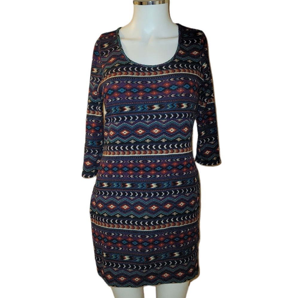 printed short dress